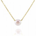 PAVOI Handpicked AAA+ Freshwater Cultured Single Pearl Necklace Pendant | Gold Necklaces for Women