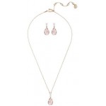 SWAROVSKI Women's Vintage Tear Drop Necklace & Earrings 2 Piece Set Crystal Jewelry Collection