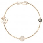 Swarovski Women's Symbols Evil Eye, Flower, Feather, Moon, Heart, Lucky Charm, Faith, Dragonfly Crystal Bracelet Collection