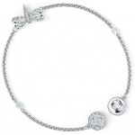 Swarovski Women's Symbols Evil Eye, Flower, Feather, Moon, Heart, Lucky Charm, Faith, Dragonfly Crystal Bracelet Collection