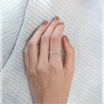 Half Eternity Band Ring, 1/4 CT Round Shaped 2 MM HI-SI Diamond Ring, Stackable Gold Jewelry, Fine Jewelery Collection, Proposal Ring for Her, 14K Gold Half Eternity Band Ring, 1/4 CT Round Shaped 2 MM HI-SI Diamond Ring, Stackable Gold Jewelry, Fine Jewelery Collection, Proposal Ring for Her, 14K Gold