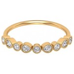 Half Eternity Band Ring, 1/4 CT Round Shaped 2 MM HI-SI Diamond Ring, Stackable Gold Jewelry, Fine Jewelery Collection, Proposal Ring for Her, 14K Gold Half Eternity Band Ring, 1/4 CT Round Shaped 2 MM HI-SI Diamond Ring, Stackable Gold Jewelry, Fine Jewelery Collection, Proposal Ring for Her, 14K Gold