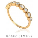 Half Eternity Band Ring, 1/4 CT Round Shaped 2 MM HI-SI Diamond Ring, Stackable Gold Jewelry, Fine Jewelery Collection, Proposal Ring for Her, 14K Gold Half Eternity Band Ring, 1/4 CT Round Shaped 2 MM HI-SI Diamond Ring, Stackable Gold Jewelry, Fine Jewelery Collection, Proposal Ring for Her, 14K Gold