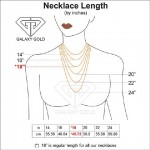 Galaxy Gold 14k 20" White Gold 4.65 Carat Teardrop Natural Sapphire Pendant Necklace